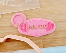 Load image into Gallery viewer, Bride - Retro Motel Key Ring Embosser / Cutter - Made in the UK with Love  from House of Toot Sweet - Just £6.50! Shop now at House of Toot Sweet
