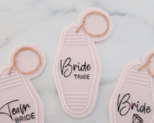 Load image into Gallery viewer, Bride Tribe - Retro Motel Key Ring Embosser / Cutter - Made in the UK with Love  from House of Toot Sweet - Just £6.50! Shop now at House of Toot Sweet
