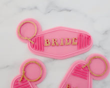 Load image into Gallery viewer, Bride - Retro Motel Key Ring Embosser / Cutter - Made in the UK with Love  from House of Toot Sweet - Just £6.50! Shop now at House of Toot Sweet
