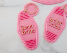 Load image into Gallery viewer, Team Bride - Retro Motel Key Ring Embosser / Cutter - Made in the UK with Love  from House of Toot Sweet - Just £6.50! Shop now at House of Toot Sweet
