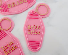 Load image into Gallery viewer, Bride Tribe - Retro Motel Key Ring Embosser / Cutter - Made in the UK with Love  from House of Toot Sweet - Just £6.50! Shop now at House of Toot Sweet
