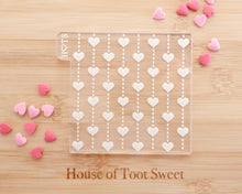 Load image into Gallery viewer, Stitched Hearts Texture Embosser - Made in the UK with Love  from House of Toot Sweet - Just £7! Shop now at House of Toot Sweet
