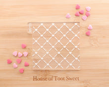 Load image into Gallery viewer, Heart Weave Texture Embosser - Made in the UK with Love  from House of Toot Sweet - Just £6.50! Shop now at House of Toot Sweet
