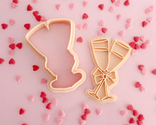 Load image into Gallery viewer, Champagne Glasses with Bow Stamp / Cutter - Made in the UK with Love  from House of Toot Sweet - Just £5.50! Shop now at House of Toot Sweet
