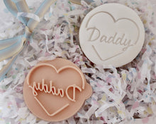 Load image into Gallery viewer, Daddy Heart Stamp - Made in the UK with Love  from House of Toot Sweet - Just £5! Shop now at House of Toot Sweet
