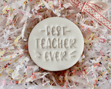 Load image into Gallery viewer, Best Teacher Ever Stamp - Made in the UK with Love  from House of Toot Sweet - Just £5! Shop now at House of Toot Sweet
