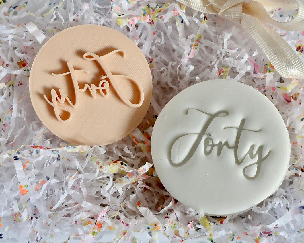 Forty Birthday Stamp - Made in the UK with Love  from House of Toot Sweet - Just £5! Shop now at House of Toot Sweet