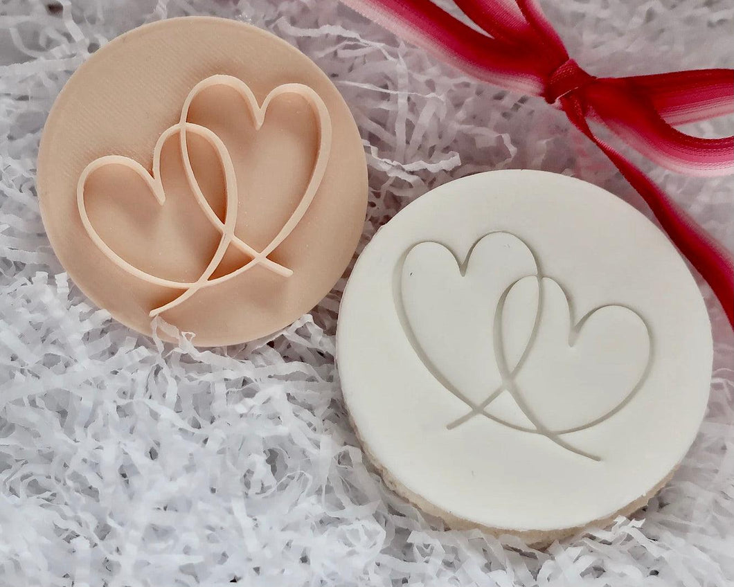 Entwined Hearts Stamp - Made in the UK with Love  from House of Toot Sweet - Just £5! Shop now at House of Toot Sweet