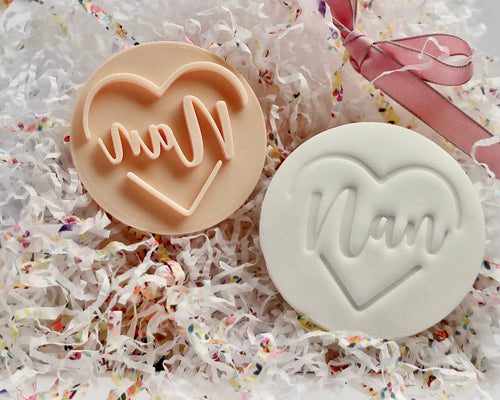 Nan Heart Stamp - Made in the UK with Love  from House of Toot Sweet - Just £5! Shop now at House of Toot Sweet