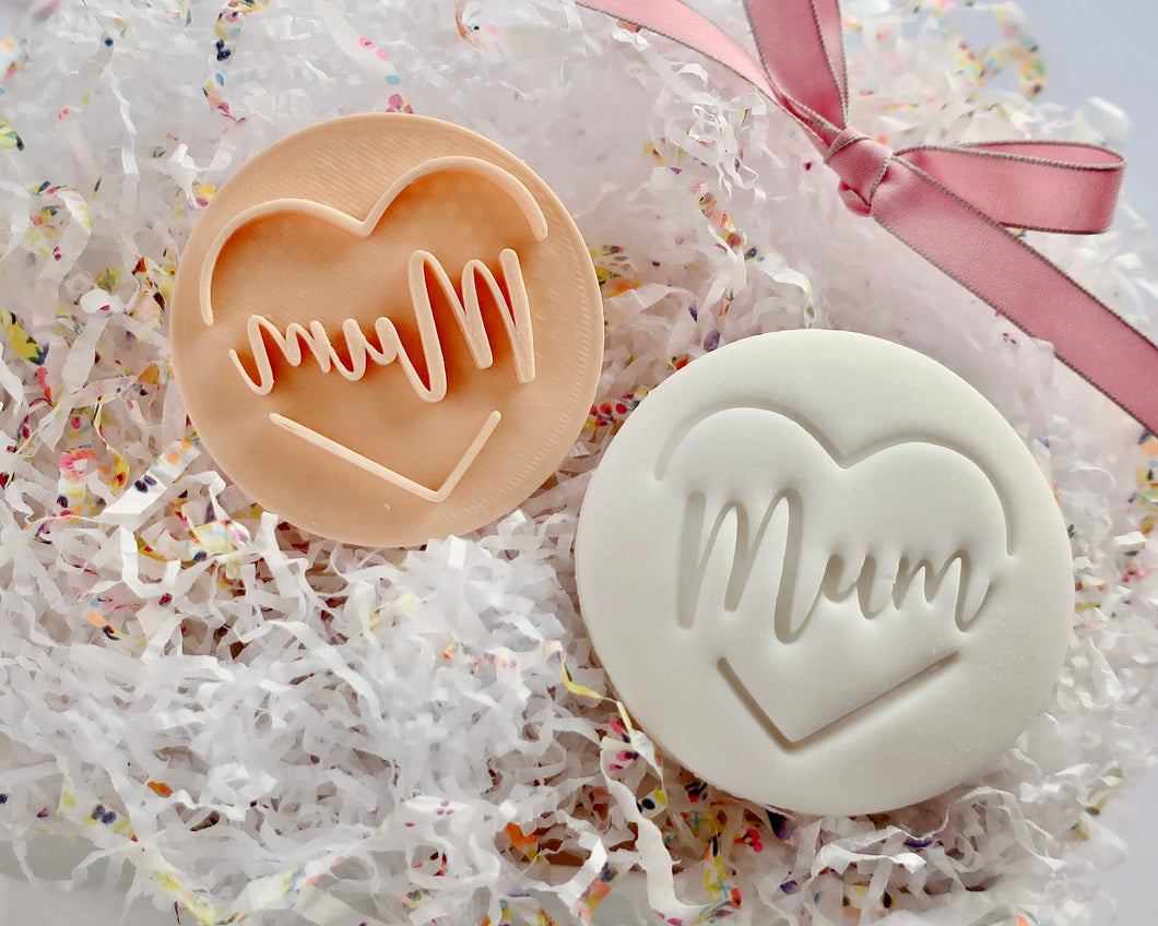 Mum Heart Stamp - Made in the UK with Love  from House of Toot Sweet - Just £5! Shop now at House of Toot Sweet