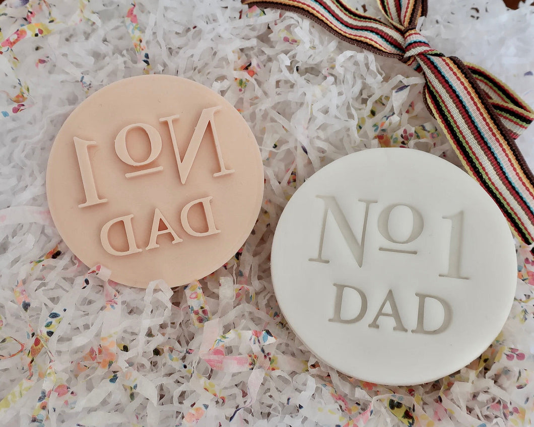 No 1 Dad Stamp - Made in the UK with Love  from House of Toot Sweet - Just £5! Shop now at House of Toot Sweet