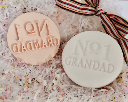 No 1 Grandad Stamp - Made in the UK with Love  from House of Toot Sweet - Just £5! Shop now at House of Toot Sweet