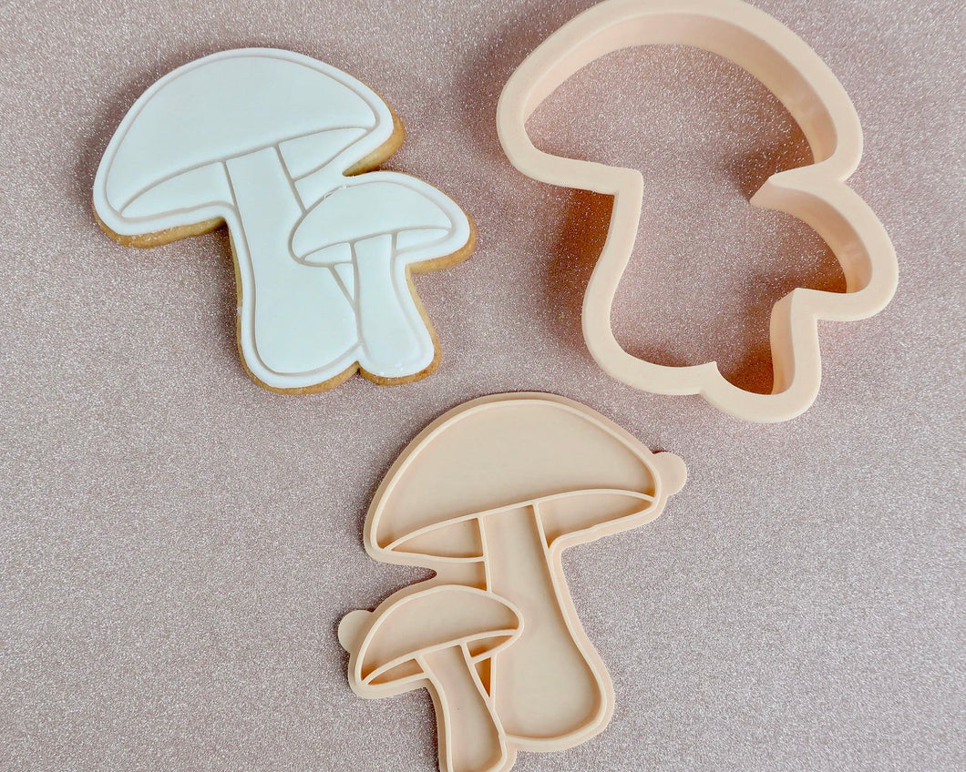 Mushrooms Stamp / Cutter - Made in the UK with Love  from House of Toot Sweet - Just £5! Shop now at House of Toot Sweet