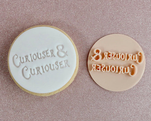 Curiouser and Curiouser Stamp - Made in the UK with Love  from House of Toot Sweet - Just £5! Shop now at House of Toot Sweet