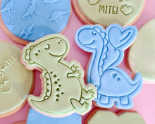 Load image into Gallery viewer, Cute Dinosaur with Balloon Stamp / Cutter - Made in the UK with Love  from House of Toot Sweet - Just £5! Shop now at House of Toot Sweet
