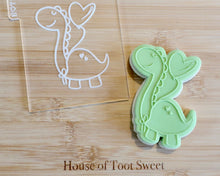 Load image into Gallery viewer, Cute Dinosaur with Balloon Embosser / Cutter - Made in the UK with Love  from House of Toot Sweet - Just £6! Shop now at House of Toot Sweet
