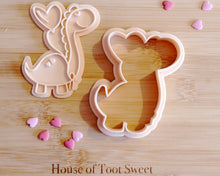 Load image into Gallery viewer, Cute Dinosaur with Balloon Stamp / Cutter - Made in the UK with Love  from House of Toot Sweet - Just £5! Shop now at House of Toot Sweet
