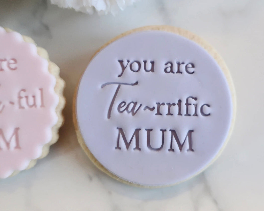 You Are Tea-rrific Mum Stamp - Made in the UK with Love  from House of Toot Sweet - Just £5! Shop now at House of Toot Sweet